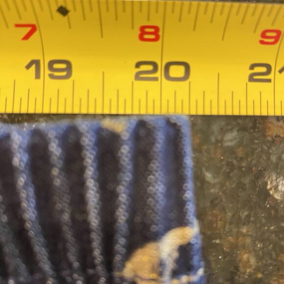 VTG 90s Forenza NWOT Floral Elastic Waist Pull On Jeans TALL SPANDEX Gold NEW L - Picture 9 of 9